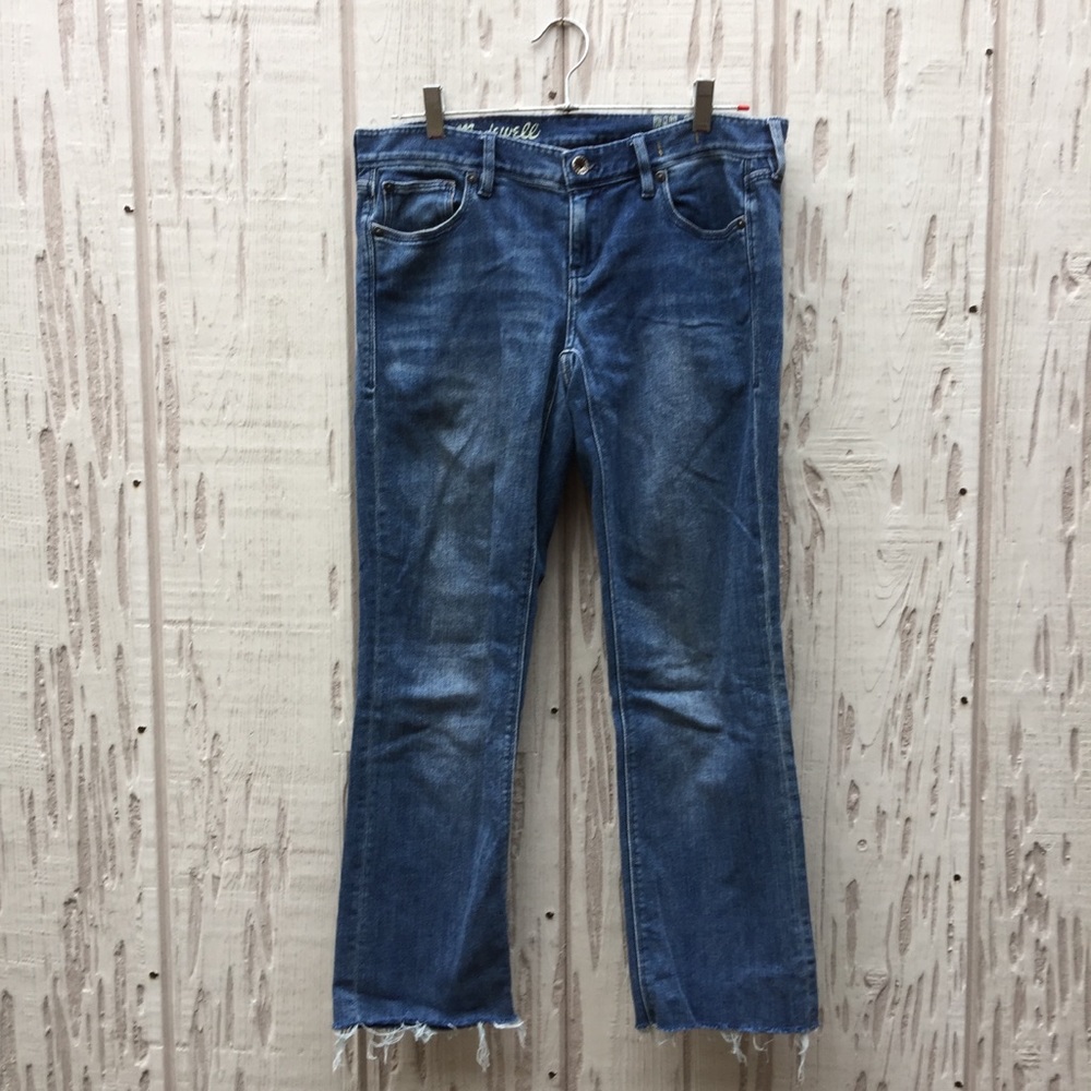 Madewell cropped rail straight size 28 jeans